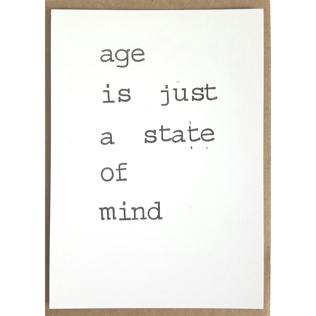 Age is just a state of mind