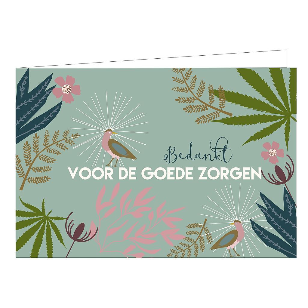 Bedankt voor de goede zorgen