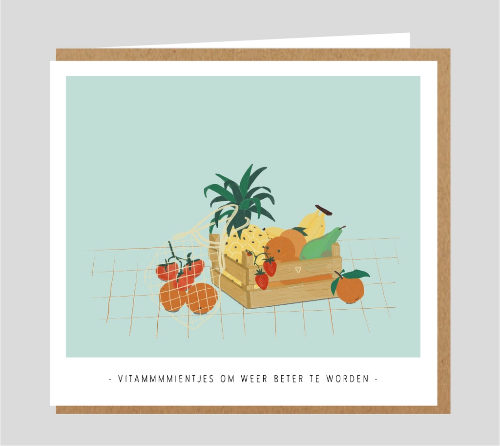 Vitammmientjes om weer beter te worden
