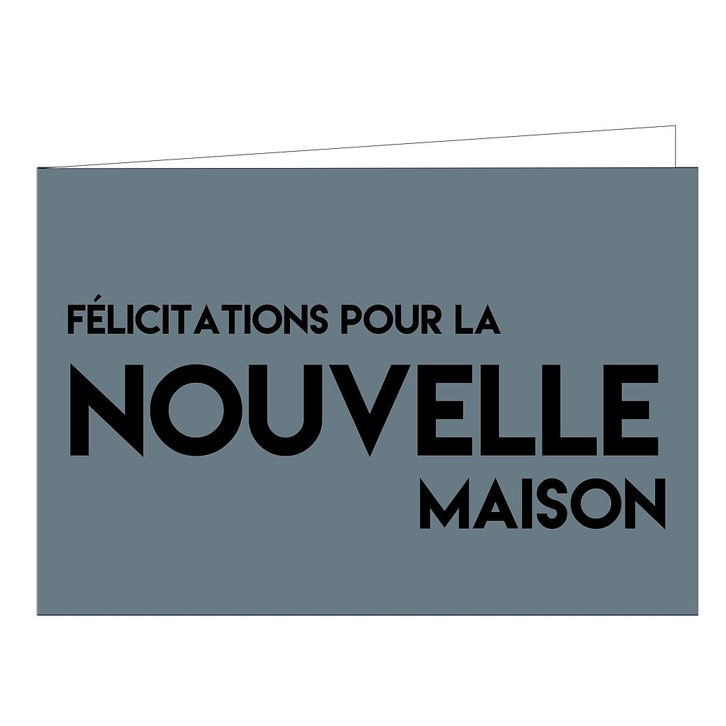 Nouvelle maison