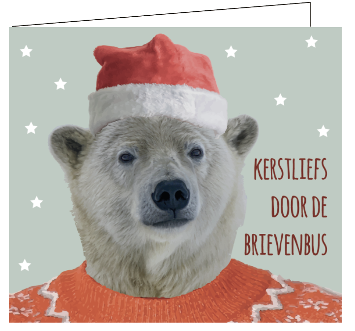 kerstliefs door de brievenbus