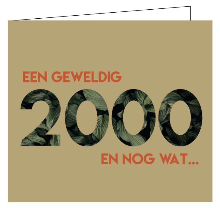 een geweldig 2000 en nog wat ...