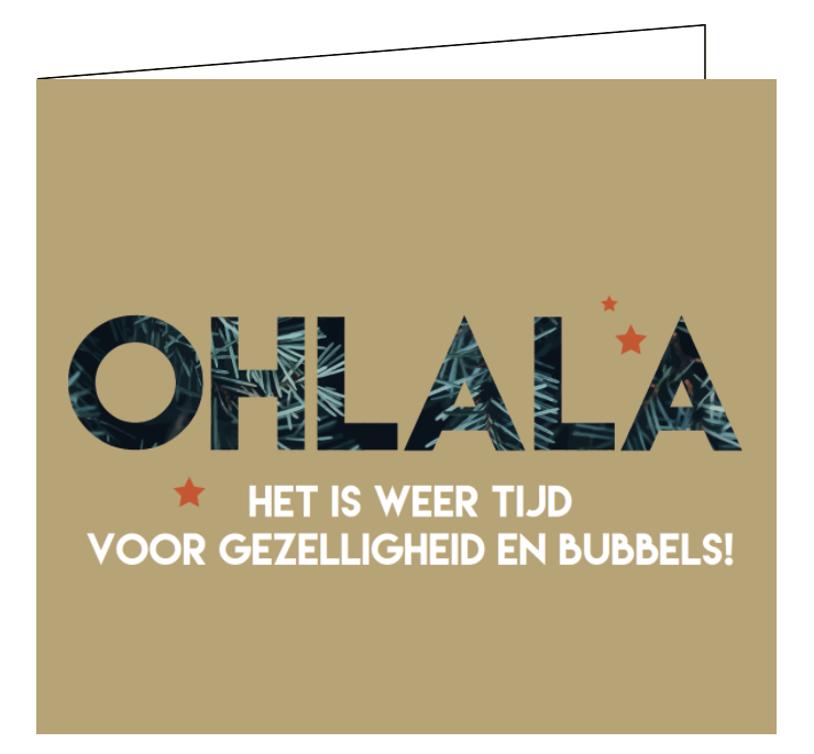 ohlalala het is weer tijd voor gezelligheid en bubbels !