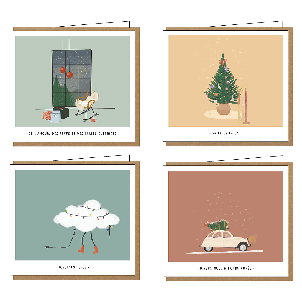 Kelly-Marie BOX 8 pieces/4 designs       