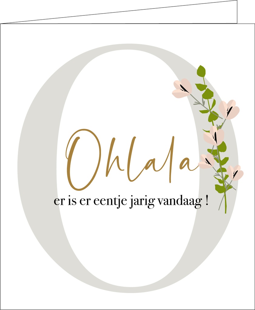 Ohlala, er is er eentje jarig vandaag