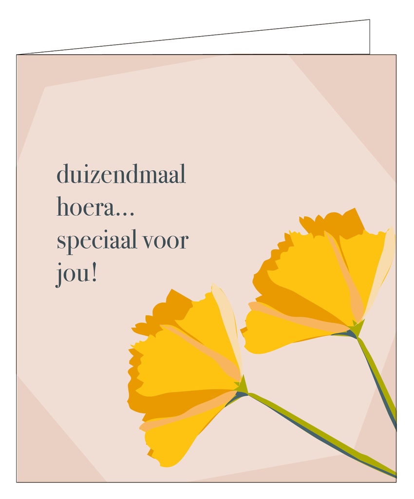 Duizendmaal hoera...speciaal voor jou