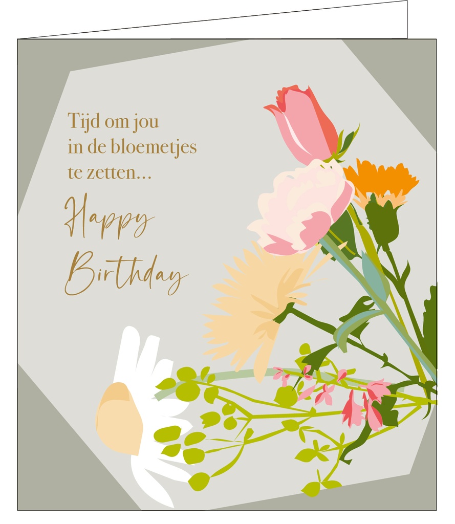 Tijd om jou eens in de bloemetjes te zetten