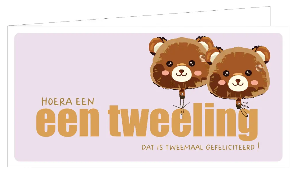 hoera, een tweeling
