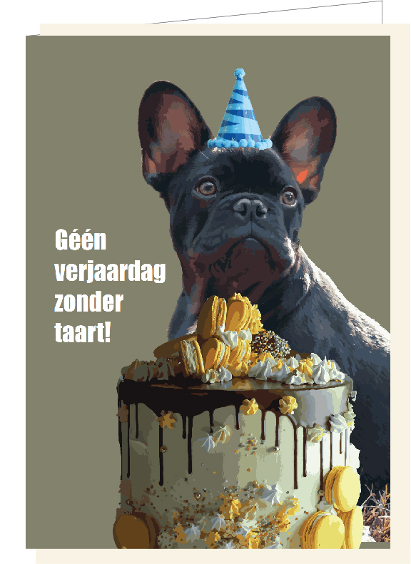 Géén verjaardag zonder taart !