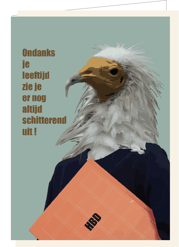 Ondanks je leeftijd zie je er nog altijd schitterend uit!