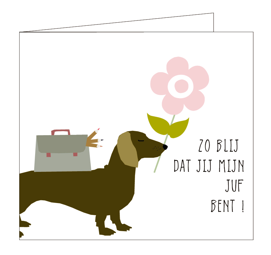 Zo blij dat jij mijn juf bent