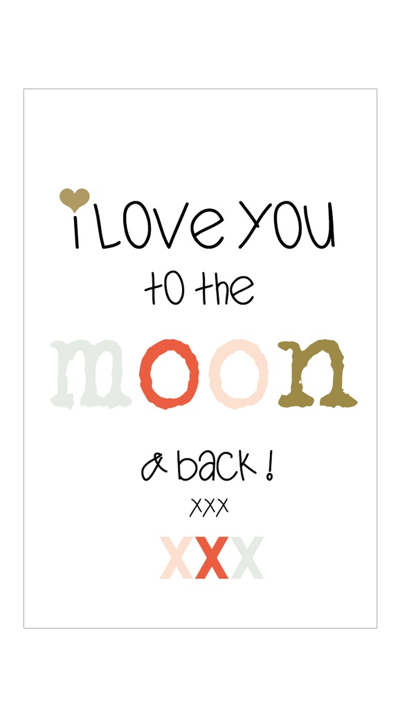 I love you to the moon and back