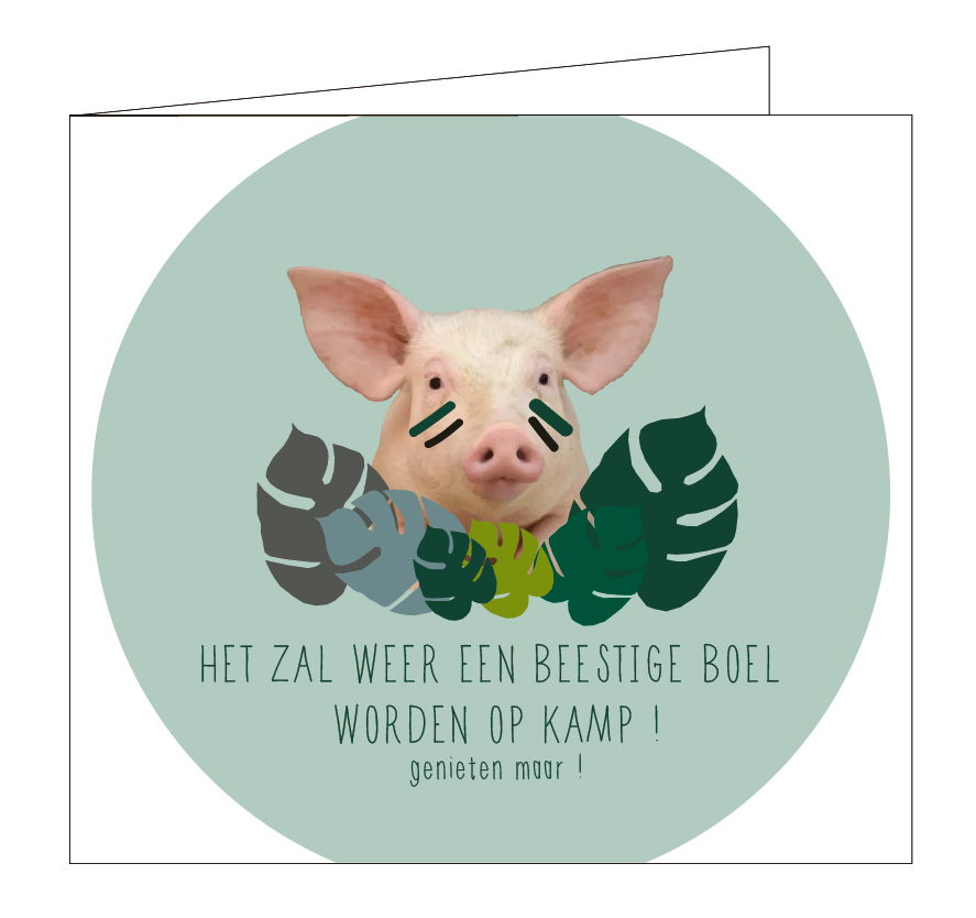 Het zal weer een beestige boel worden op kamp