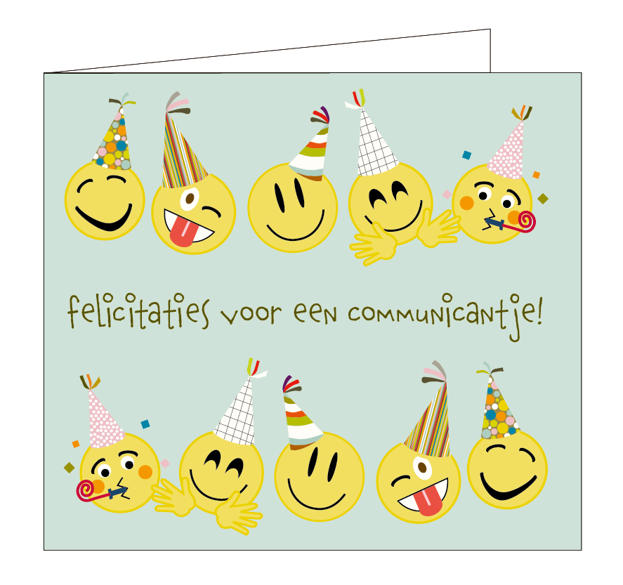 Felicitaties voor een communicantje!