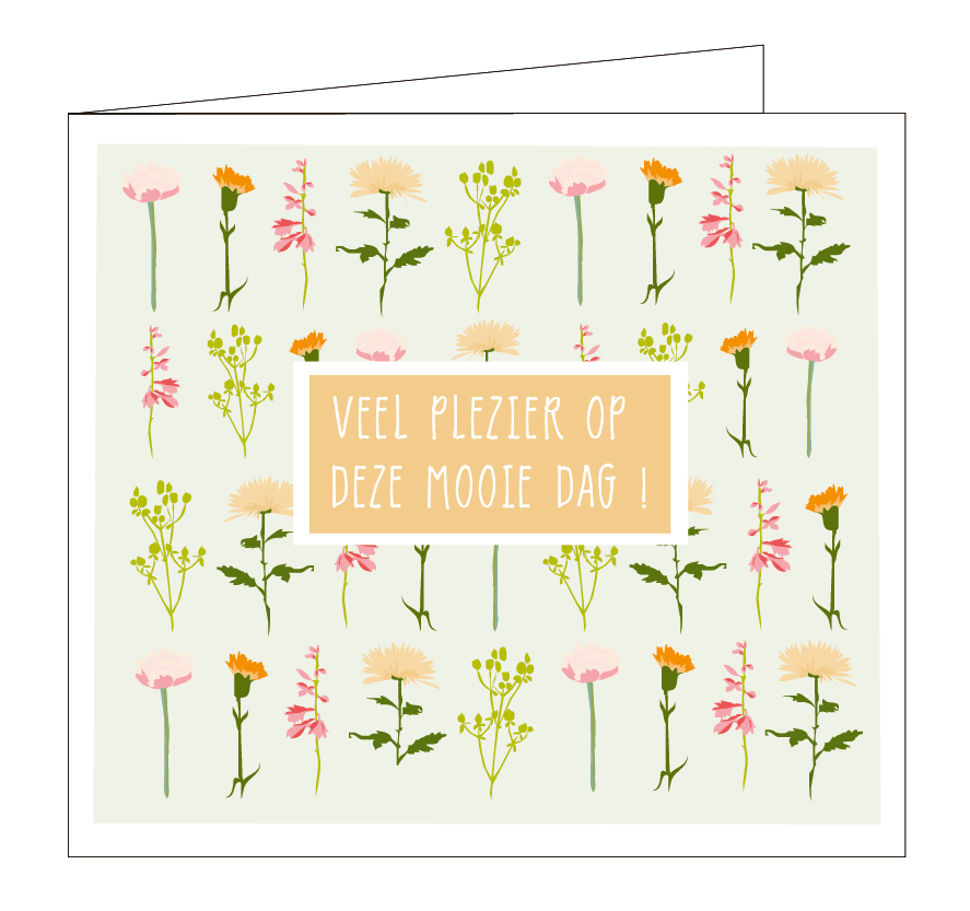 Veel plezier op deze mooie dag !