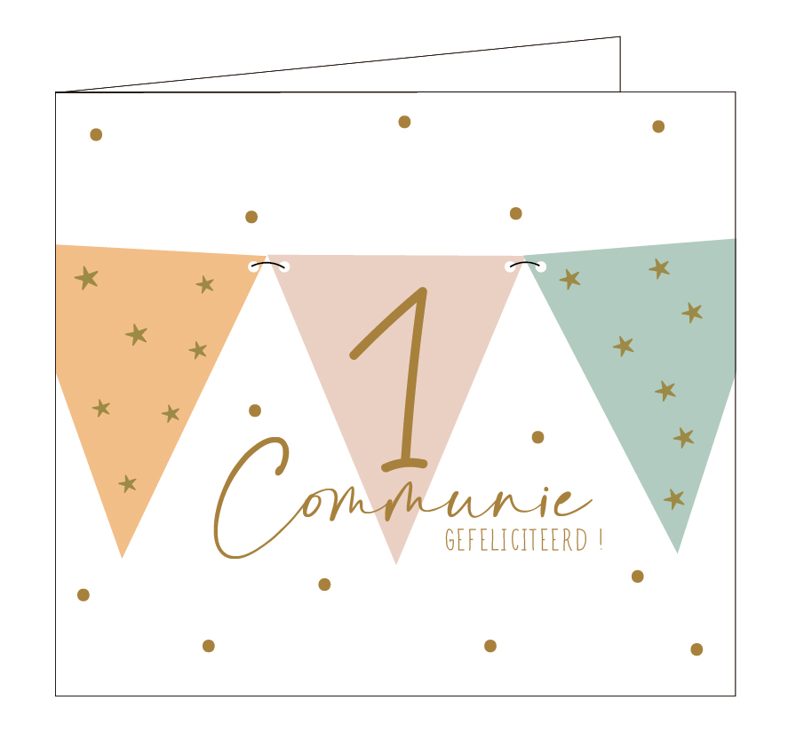 1 communie ! Gefeliciteerd !