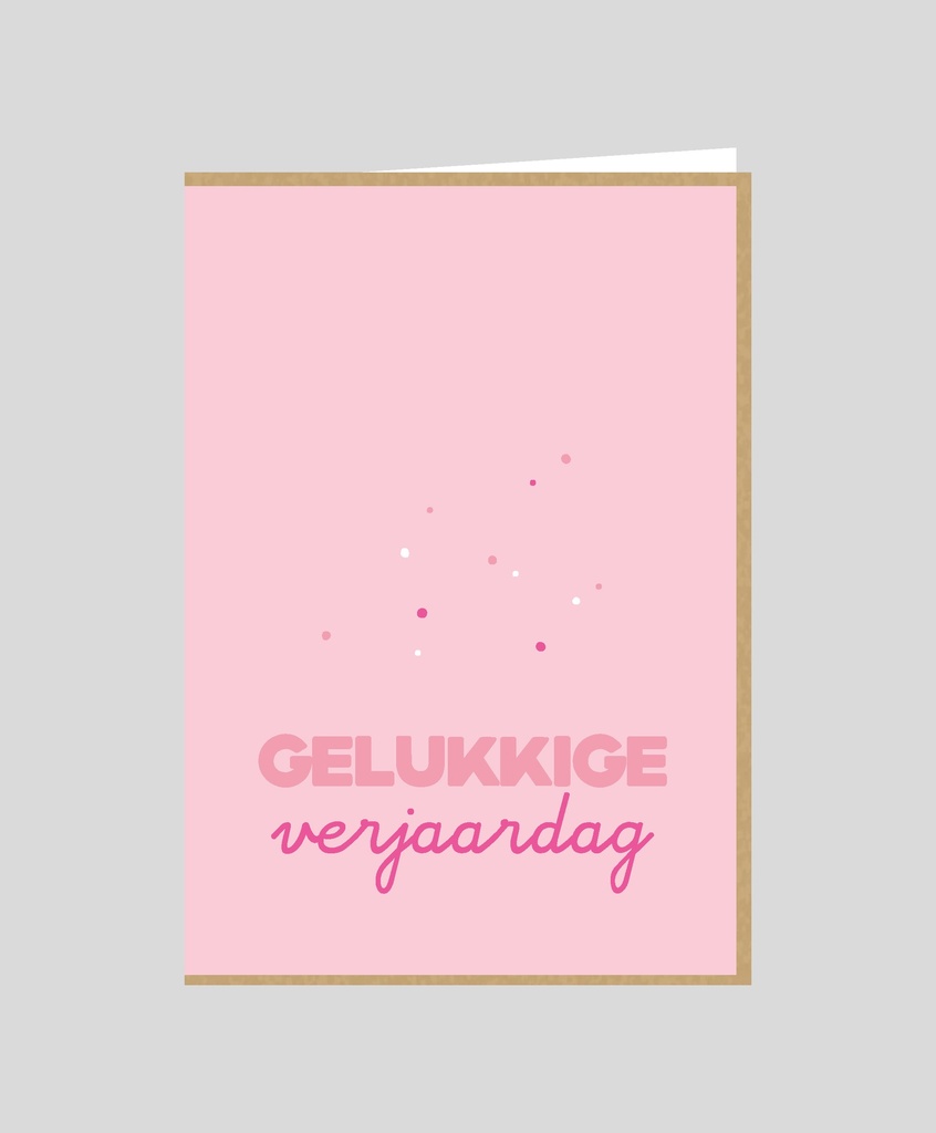 Gelukkige verjaardag