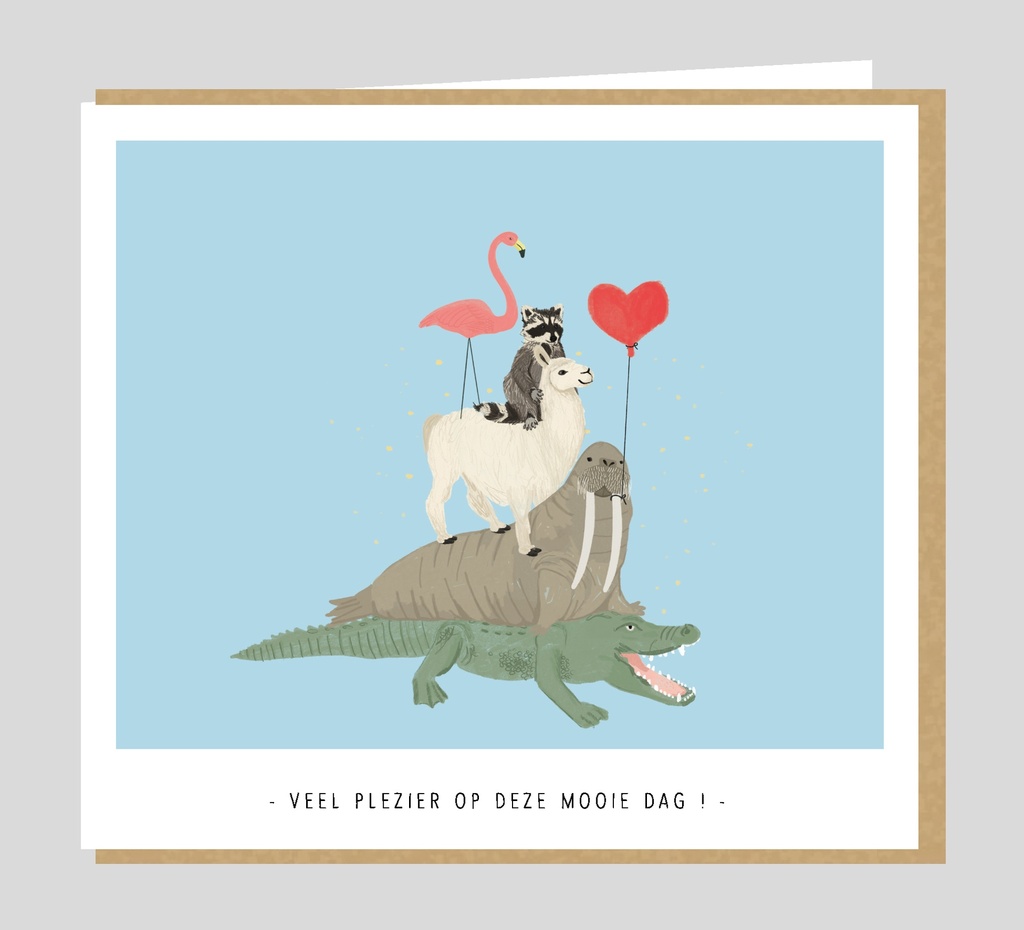 Veel plezier op deze mooie dag