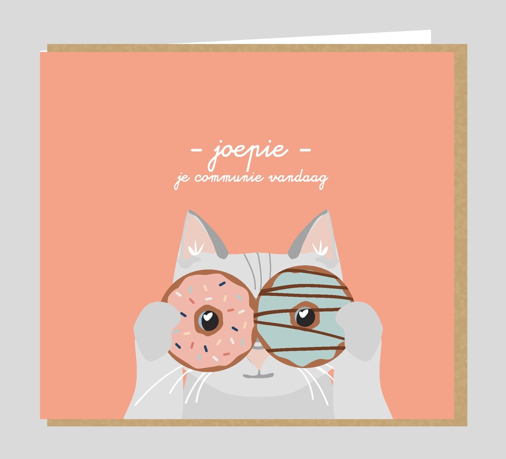 Joepie, je communie vandaag!