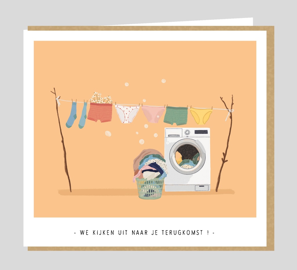 We kijken uit naar je terugkomst
