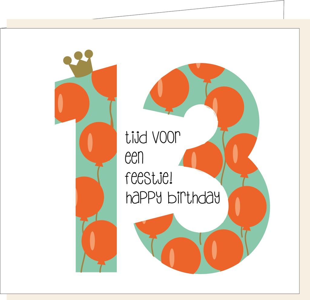 13 jaar