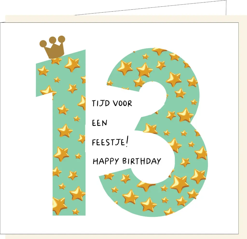 13 jaar