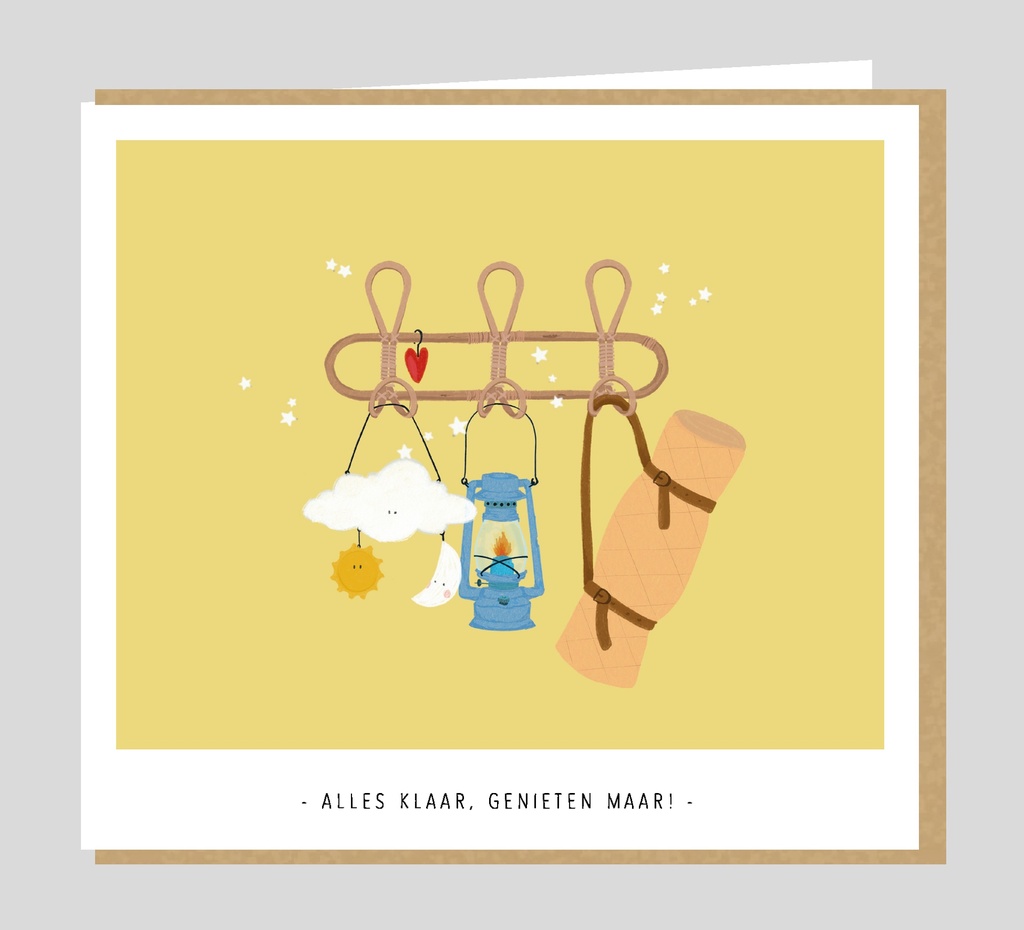 Alles klaar, genieten maar !