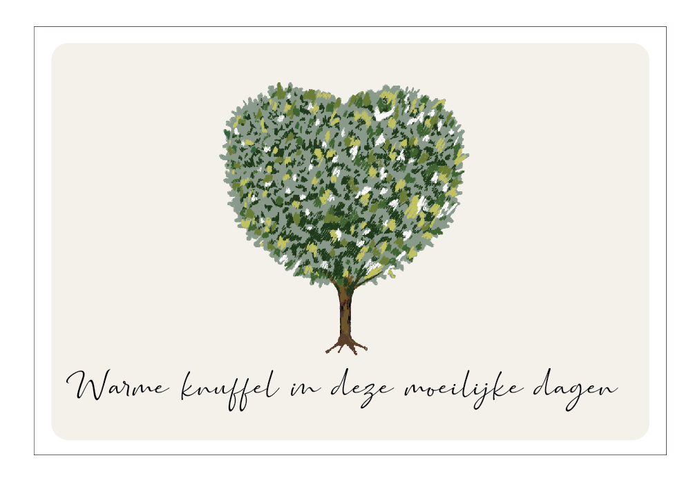 Warme knuffel in deze moeilijke dagen