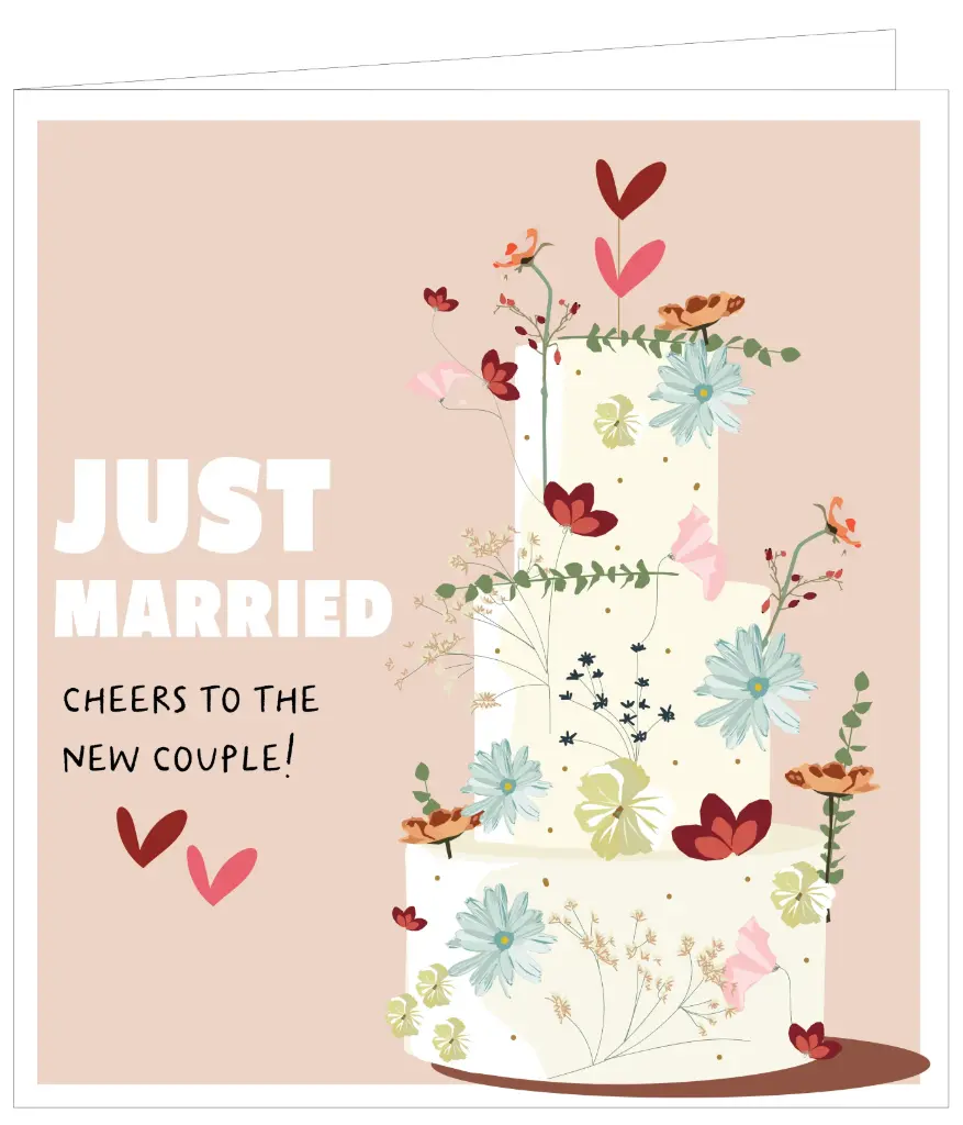 Just married ! Cheers to the new couple !