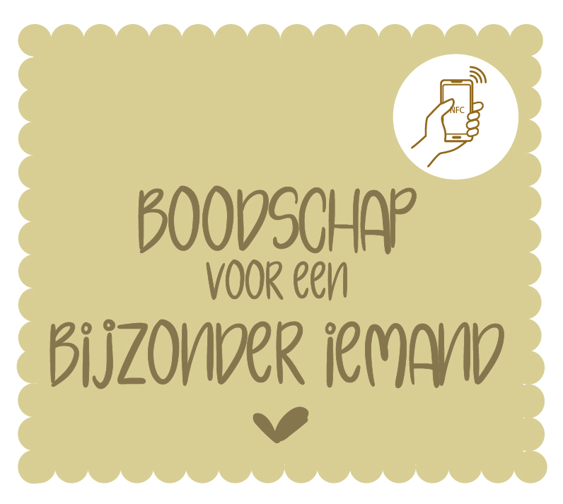 Boodschap voor een bijzonder iemand