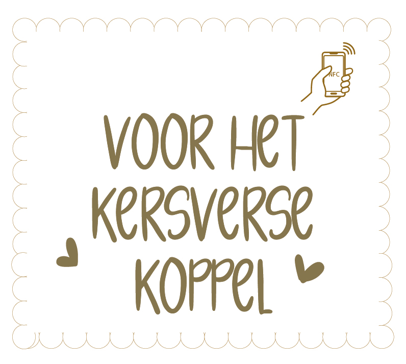 Voor het kersverse koppel