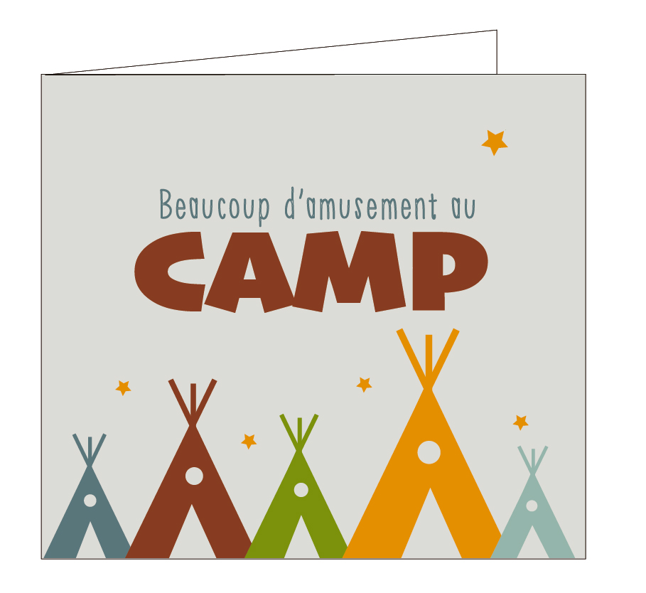 Beaucoup d'amusement au camp