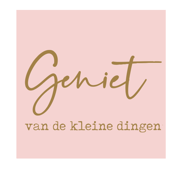 doosje ongevuld geniet van de kleine dingen