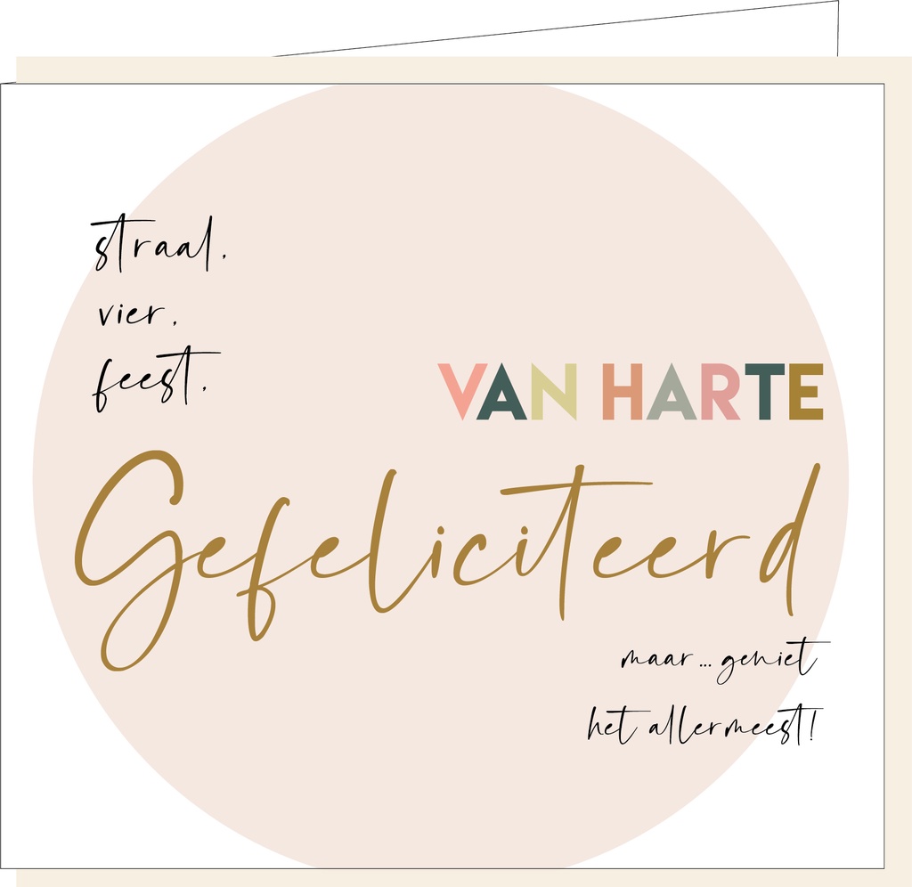 Van harte gefeliciteerd