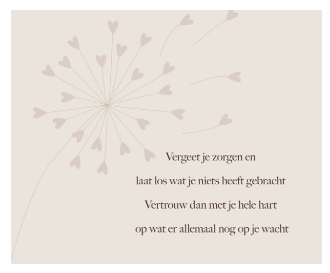 Vergeet je zorgen en laat los