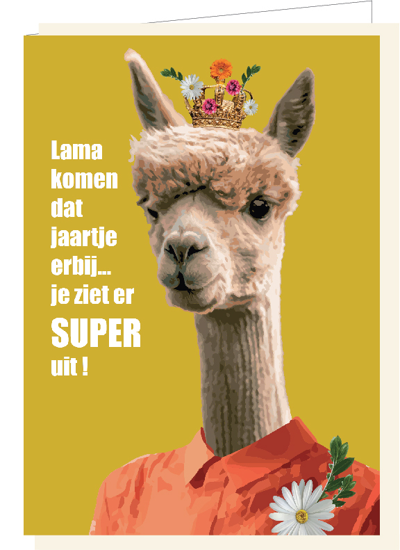 Lama komen dat jaartje erbij...