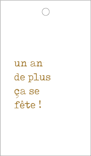 Un an de plus ça se fête