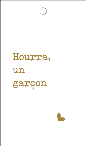 Hourra, un garçon !