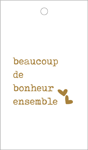 Beaucoup de bonheur ensemble