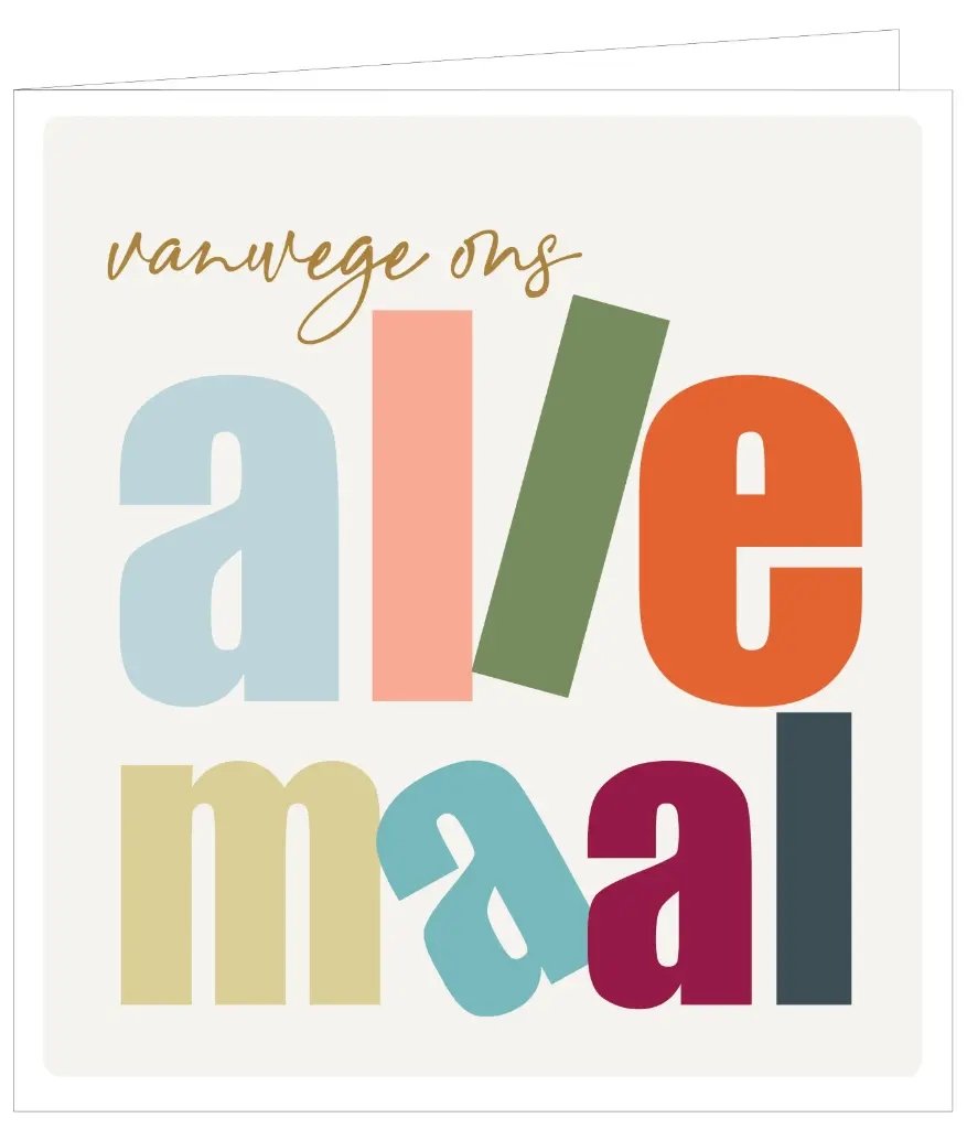 Vanwege ons allemaal