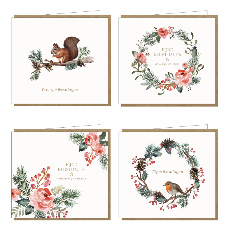 Days of bloom box 8 stuks/4 designs