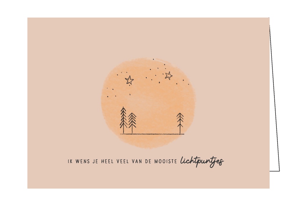 Ik wens je heel veel van de mooiste lichtpuntjes