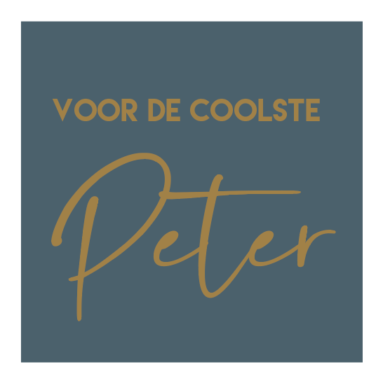 doosje ongevuld Voor de coolste peter