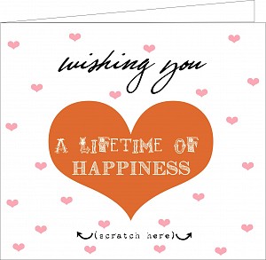 Wishing you a lifetime of happiness