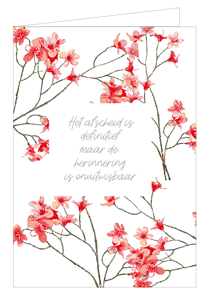 Het afscheid is definitief.....
