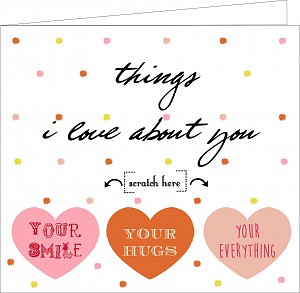 Things I love about you ….