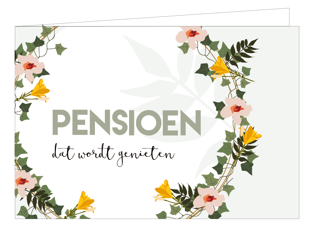 Pensioen, dat wordt genieten