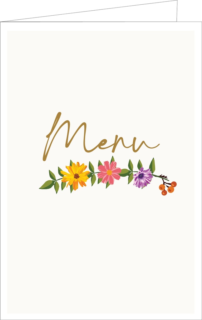 Menu Blanco