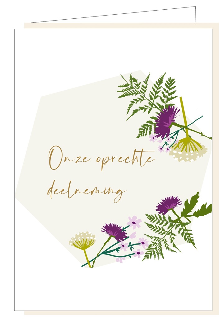 Onze oprechte deelneming