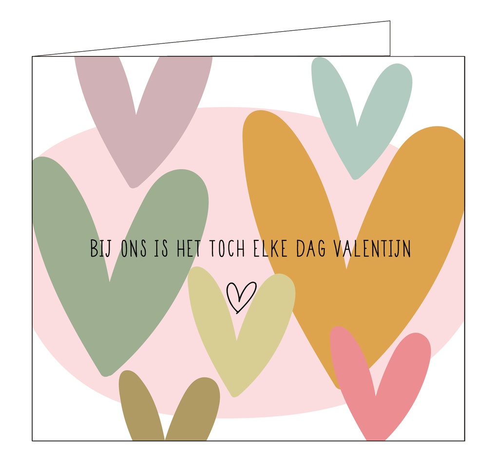 Bij ons is het toch elke dag Valentijn